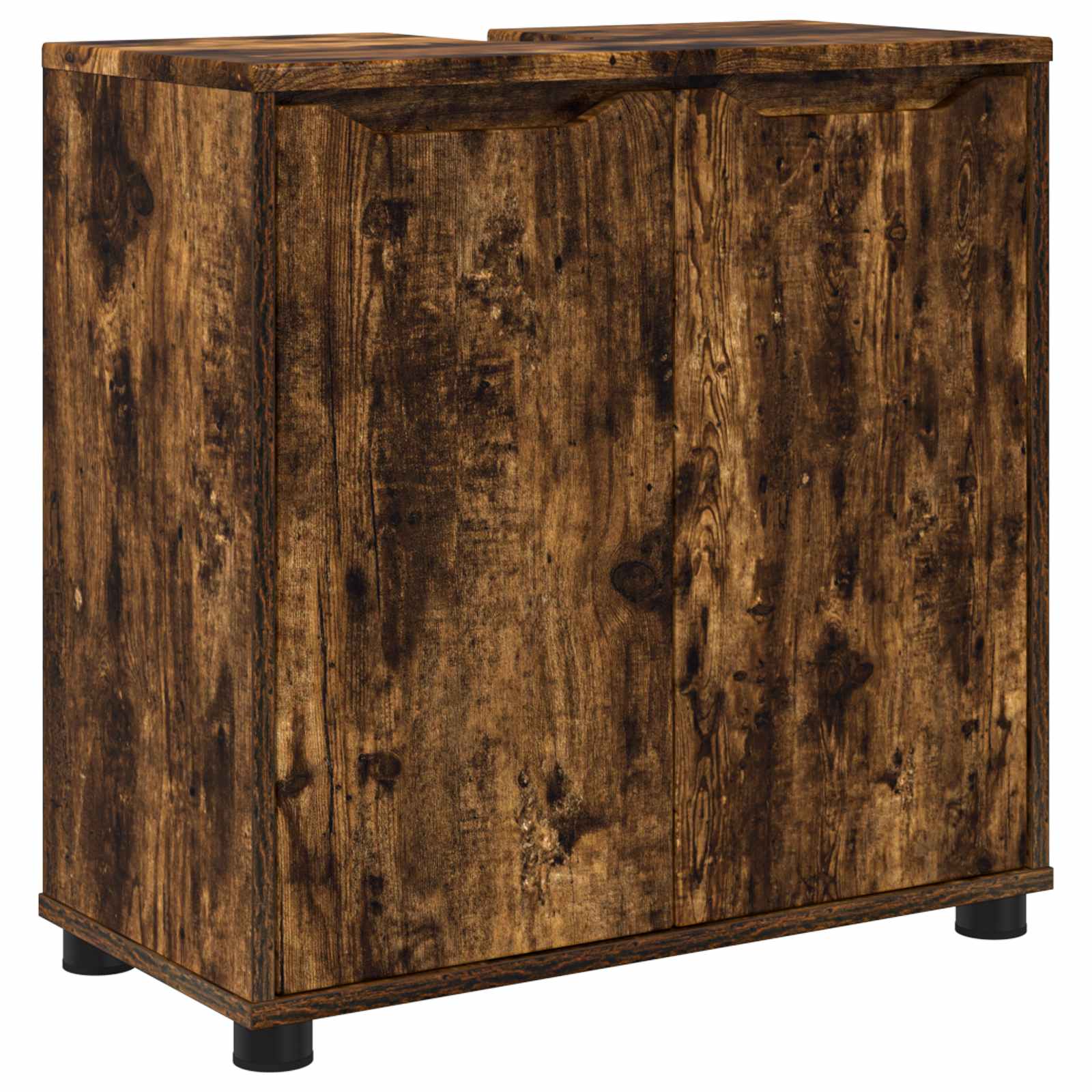Vannitoa valamu kapp Suitsetatud tamm 60 x 30 x 60 cm Tehispuit