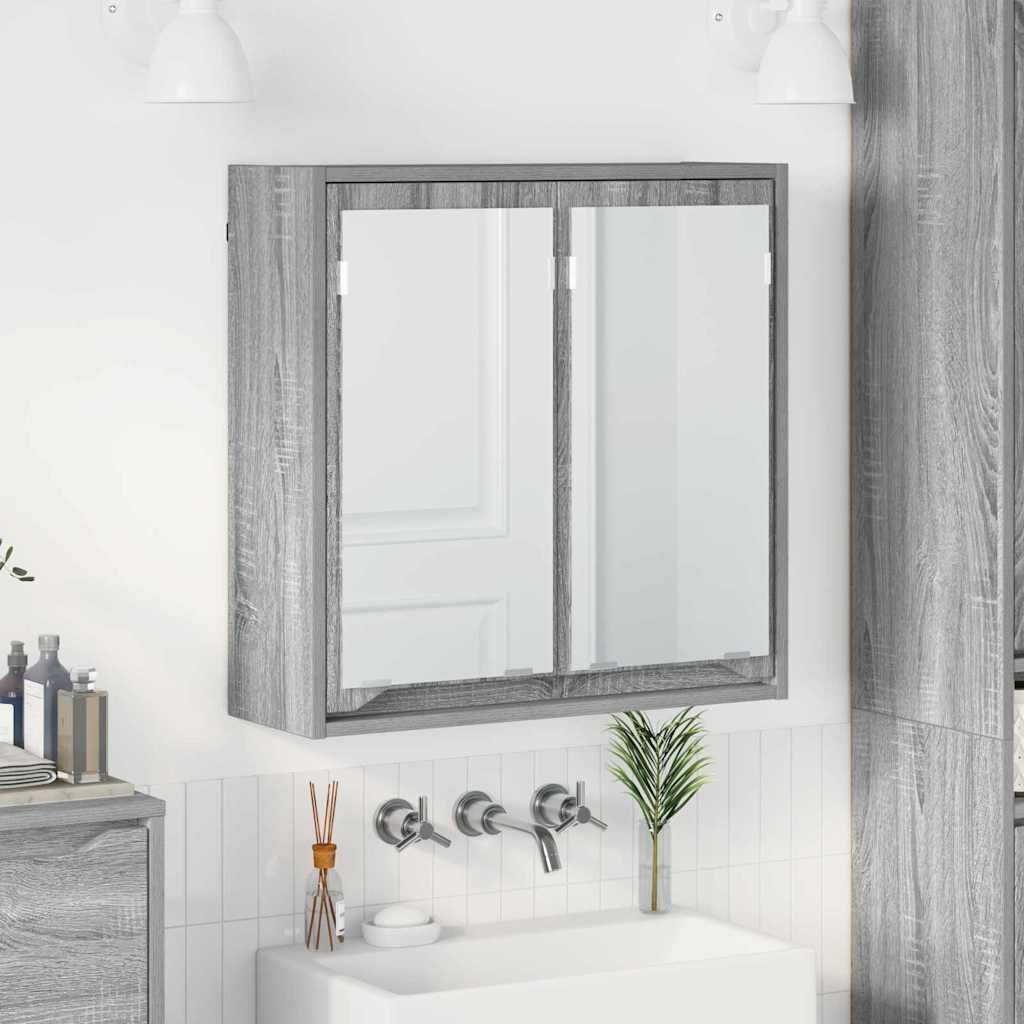 Vannitoa peeglikapp Hall Sonoma 60 x 20 x 60 cm Tehispuit