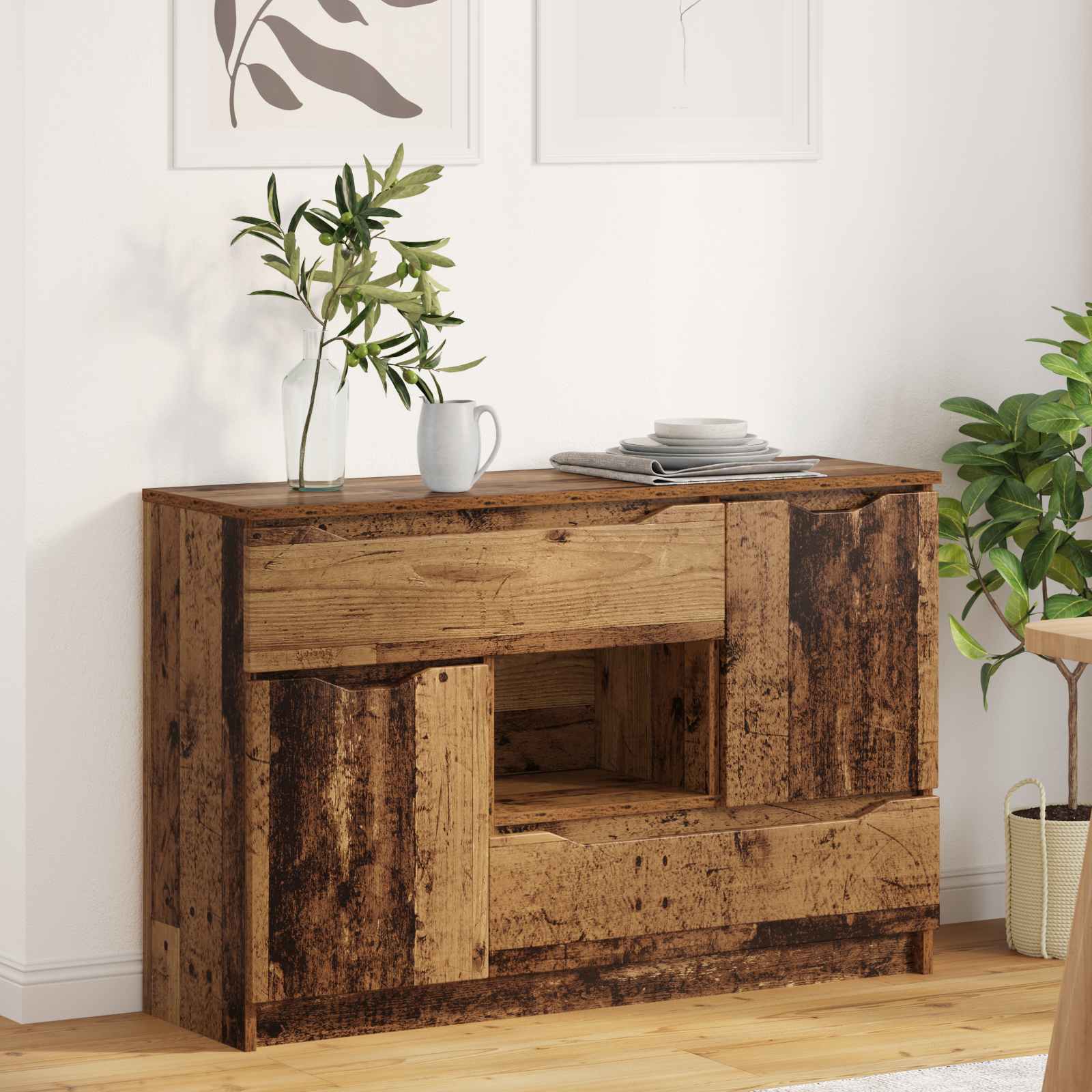 Kõide Vana puit 100 x 30 x 65,6 Tehispuit