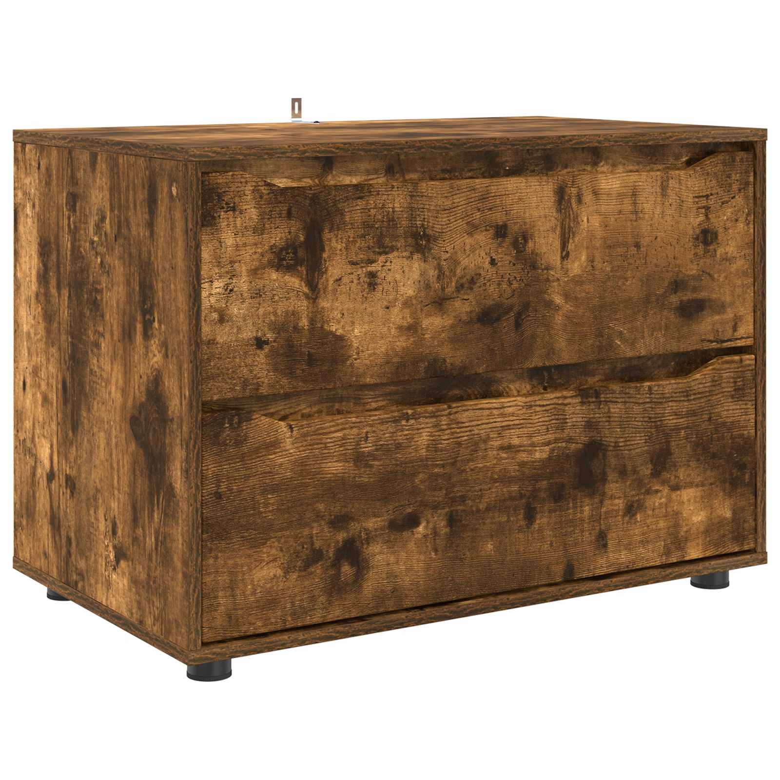 Hoiukapp 80 x 48 x 57 cm Tehispuit Suitsetatud tamm