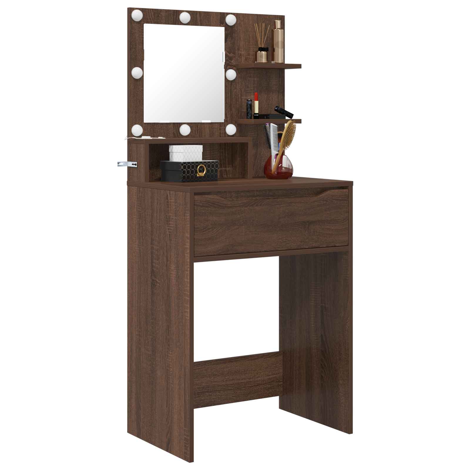 Magamistoa meikimislaudade Pruun tamme 80 x 39,6 x 135 cm
