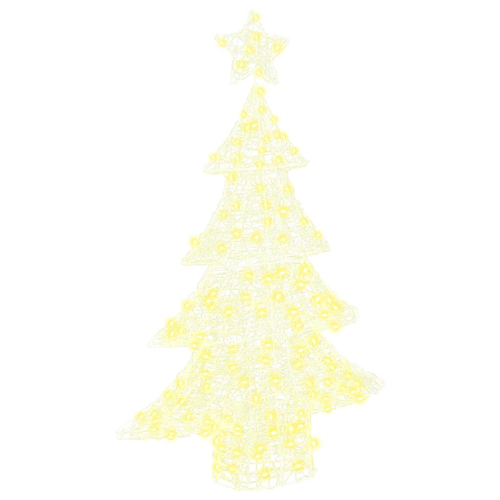 Jõulupuu 100 LED-i Soe valge 120 cm Akrüül