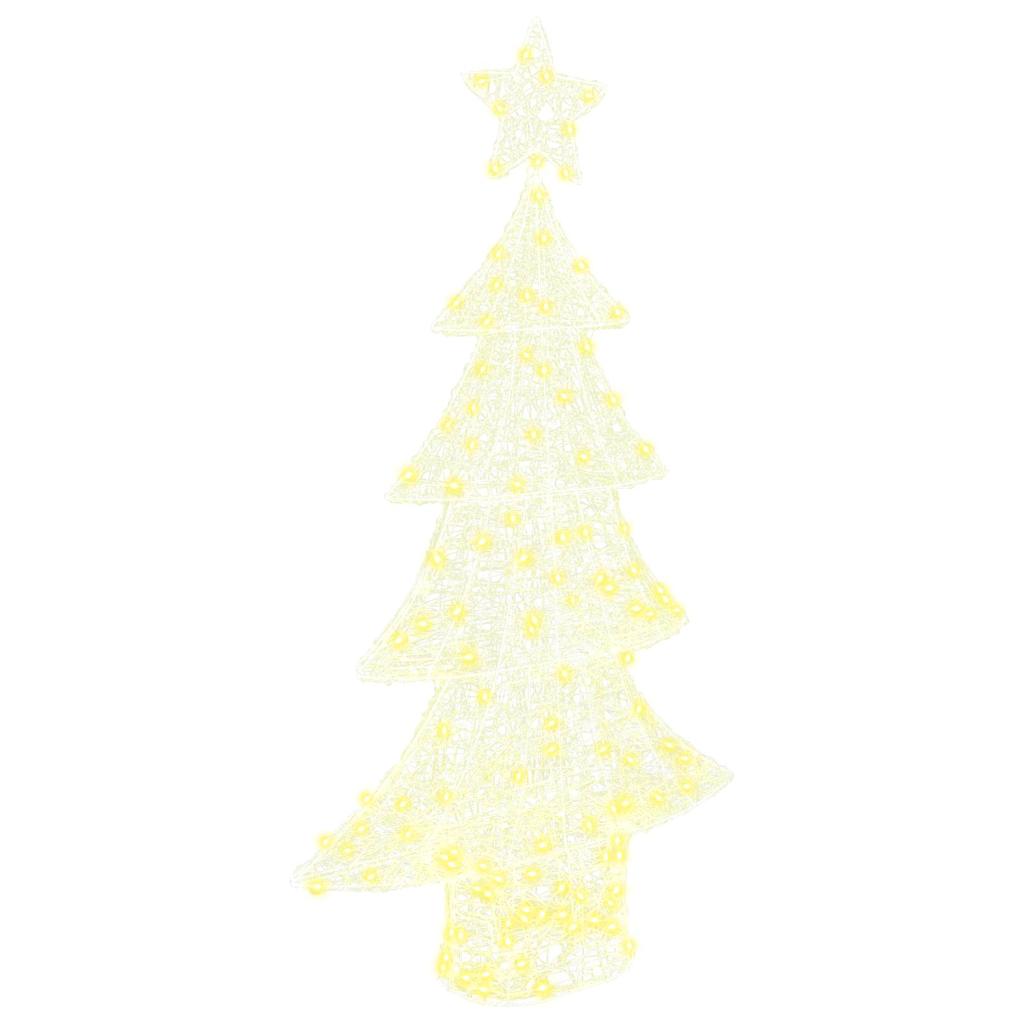 Jõulupuu 160 LED-i Soe valge 150 cm Akrüül