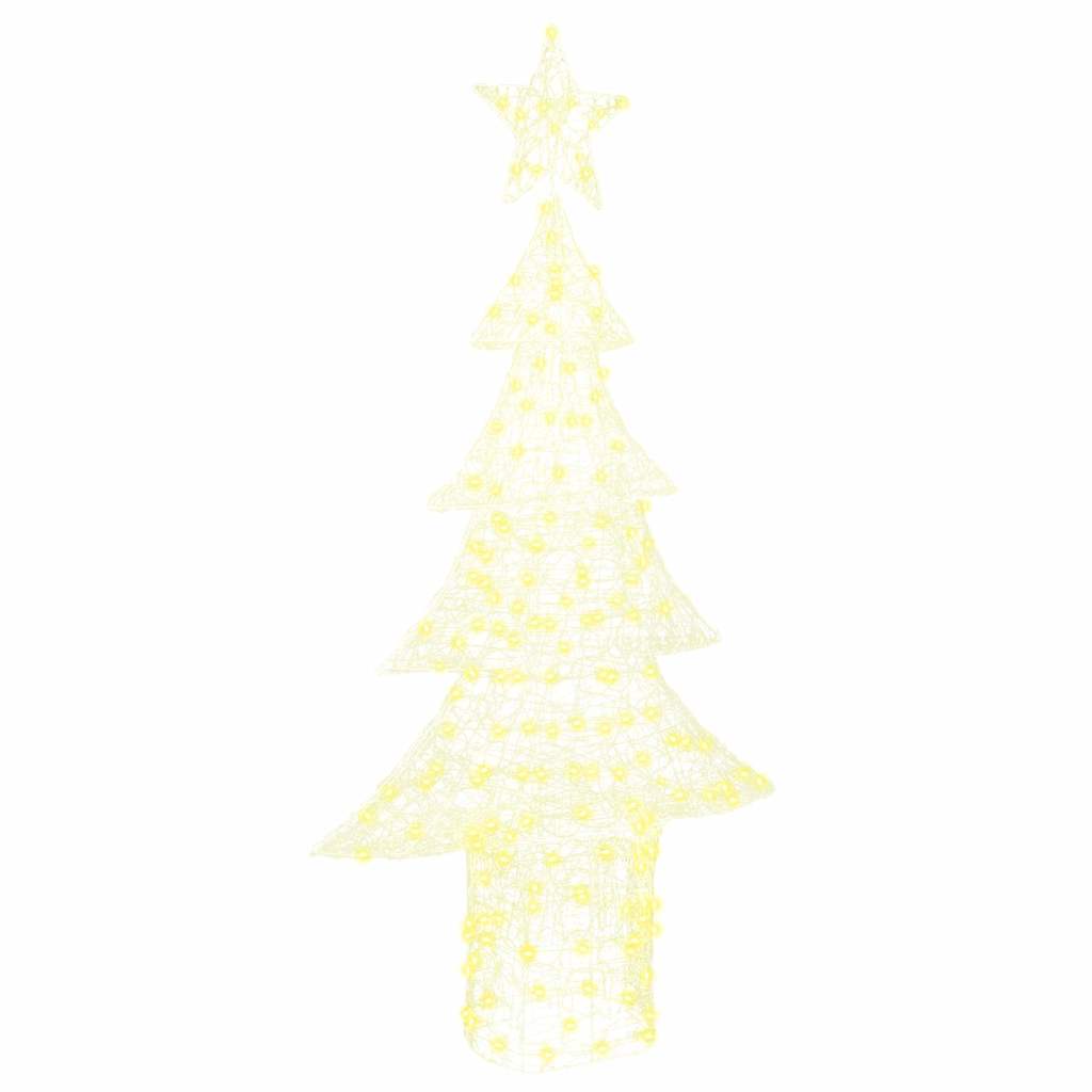 Jõulupuu 240 LED-i Soe valge 150 cm Akrüül
