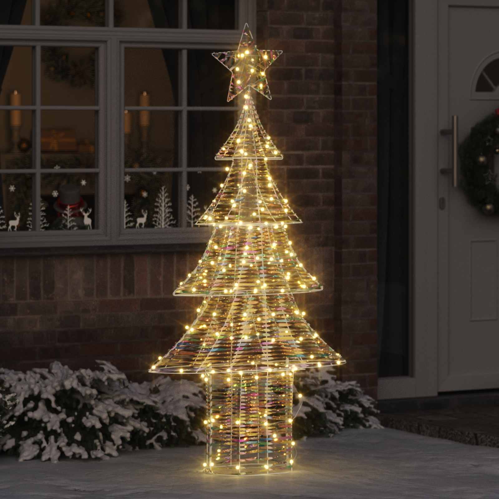 Jõulupuu 240 LED-i Soe valge 181 cm PET