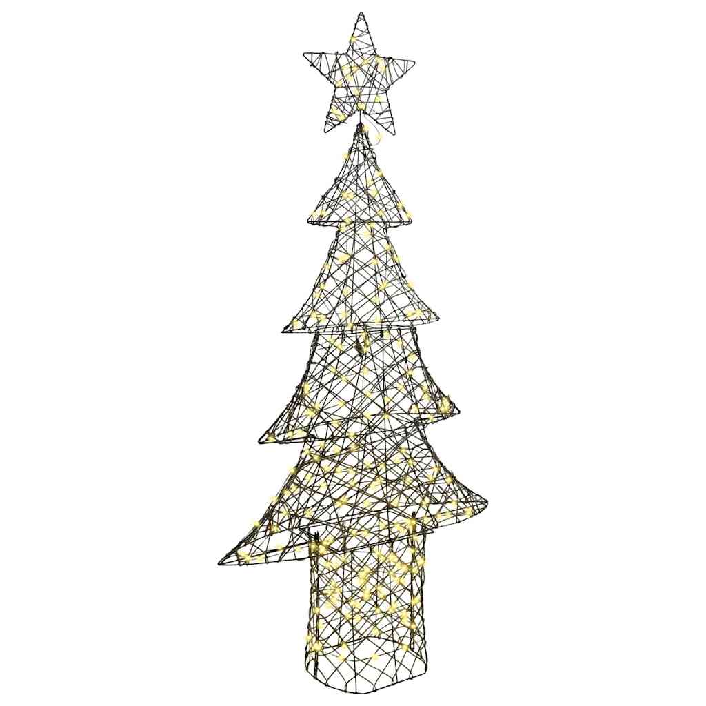 Jõulupuu 240 LED-i Soe valge 180 cm Rotang