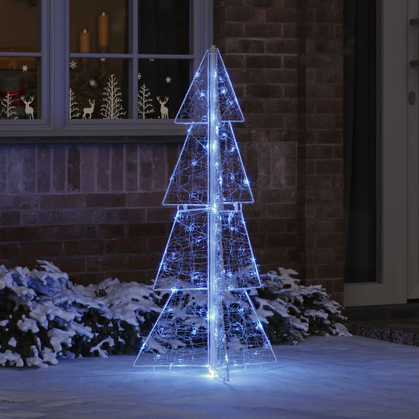 Jõulupuu 100 LED-i Sinine 120 cm Akrüül