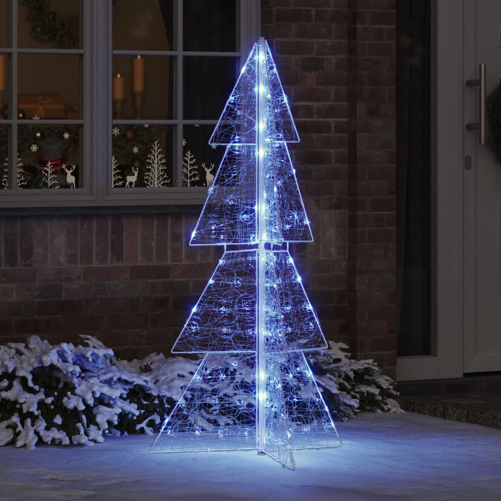 Jõulupuu 160 LED-i Sinine 150 cm Akrüül