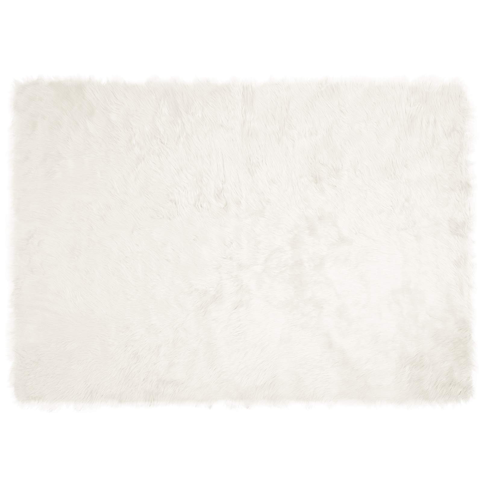 Kunstvilla vaibale TAFALLA Valge 140 x 200 cm Polüester