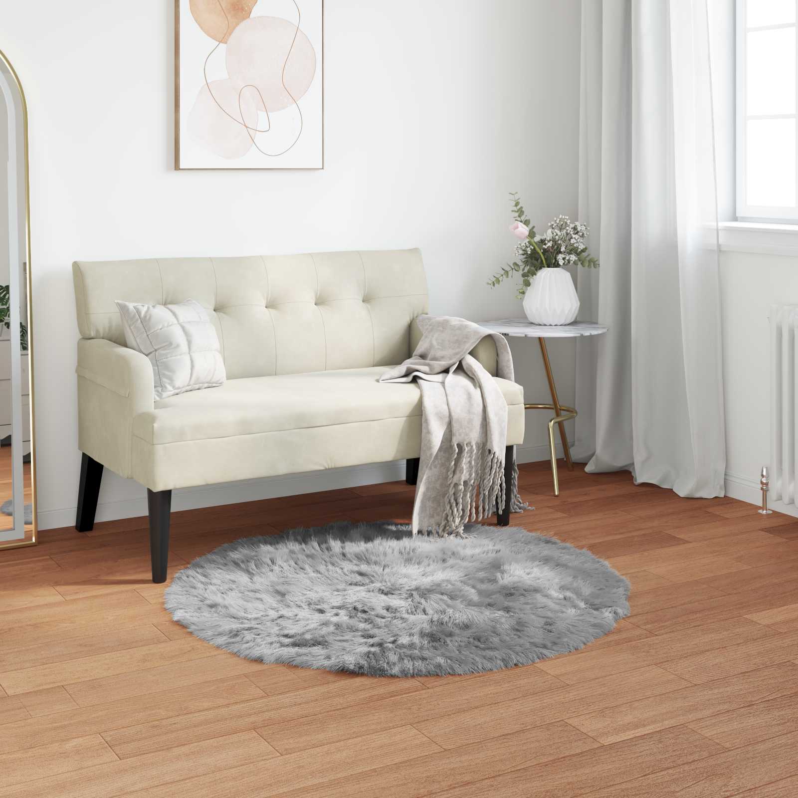 Kunstvilla vaibale TAFALLA Hall Ø 80 cm Polüester