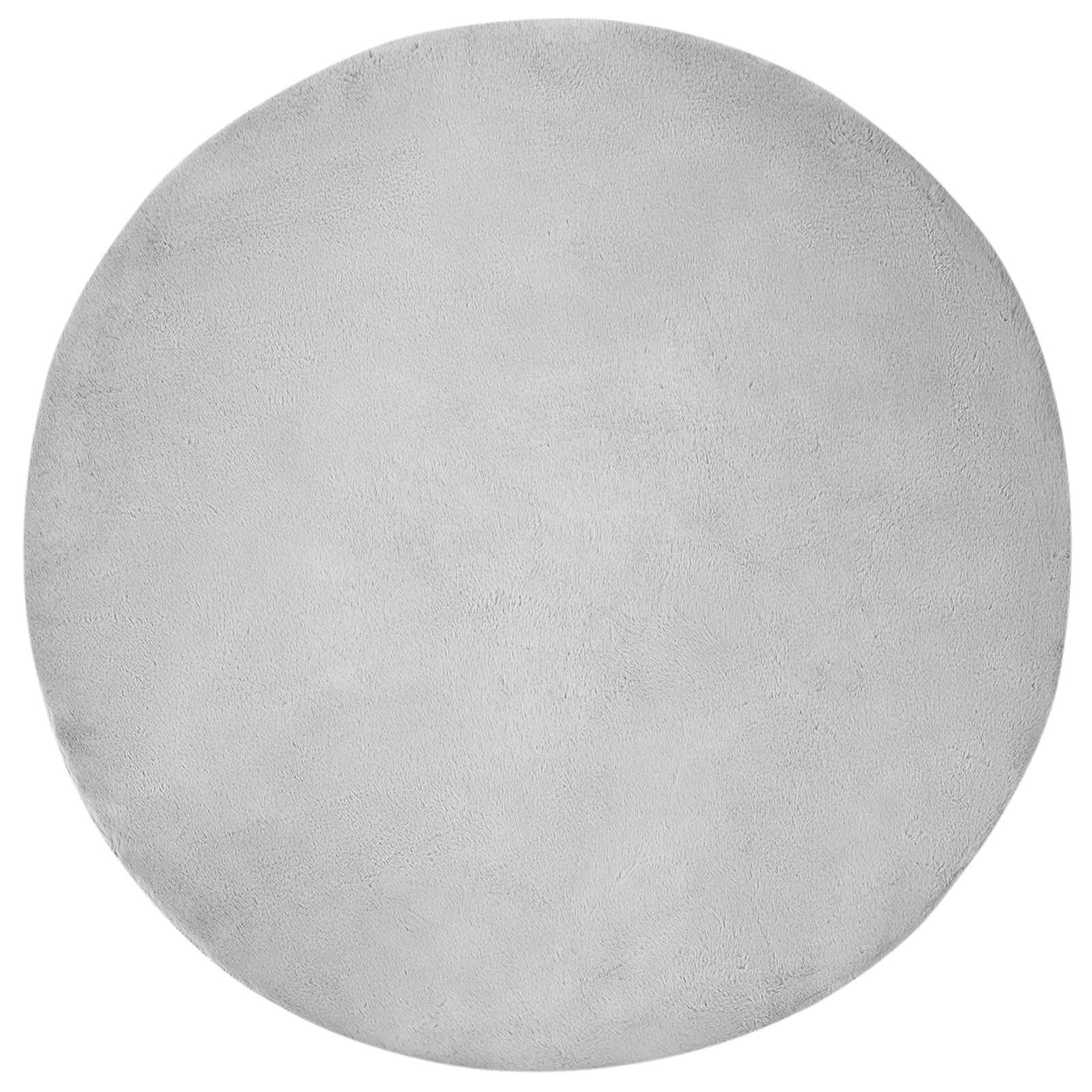 Libisemiskindel kunstküüliku karvaga vaip OLITE Hall Ø 100 cm