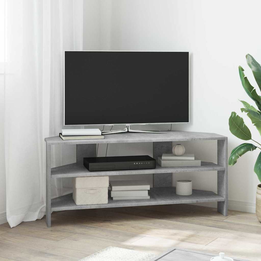 NurgakappTVjaoks 100 x 40,5 x 45 cm Betoonhall Tehispuit