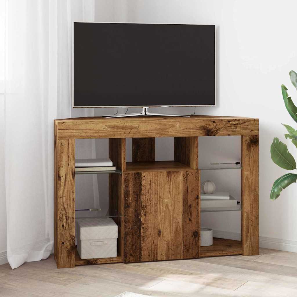 Nurgas LED TV kapp 100x40x68cm Vana puit Tehispuit