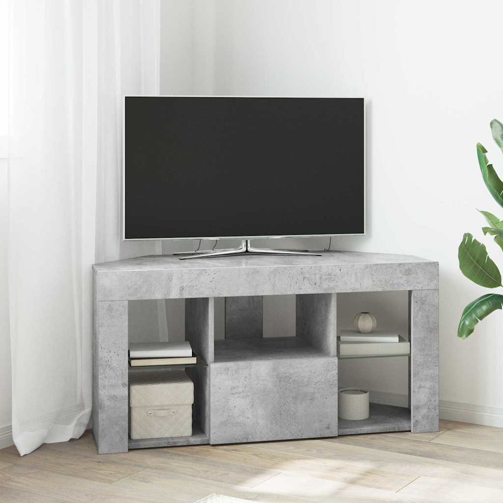 Nurgas LED TV kapp 100 x 40 x 50 cm Betoonhall Tehispuit