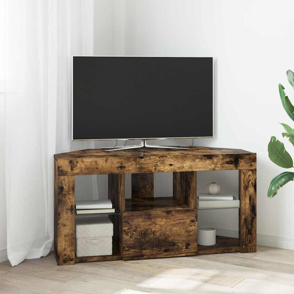 Nurgas LED TV kapp 100 x 40 x 50 cm Suitsetatud tamm Tehispuit