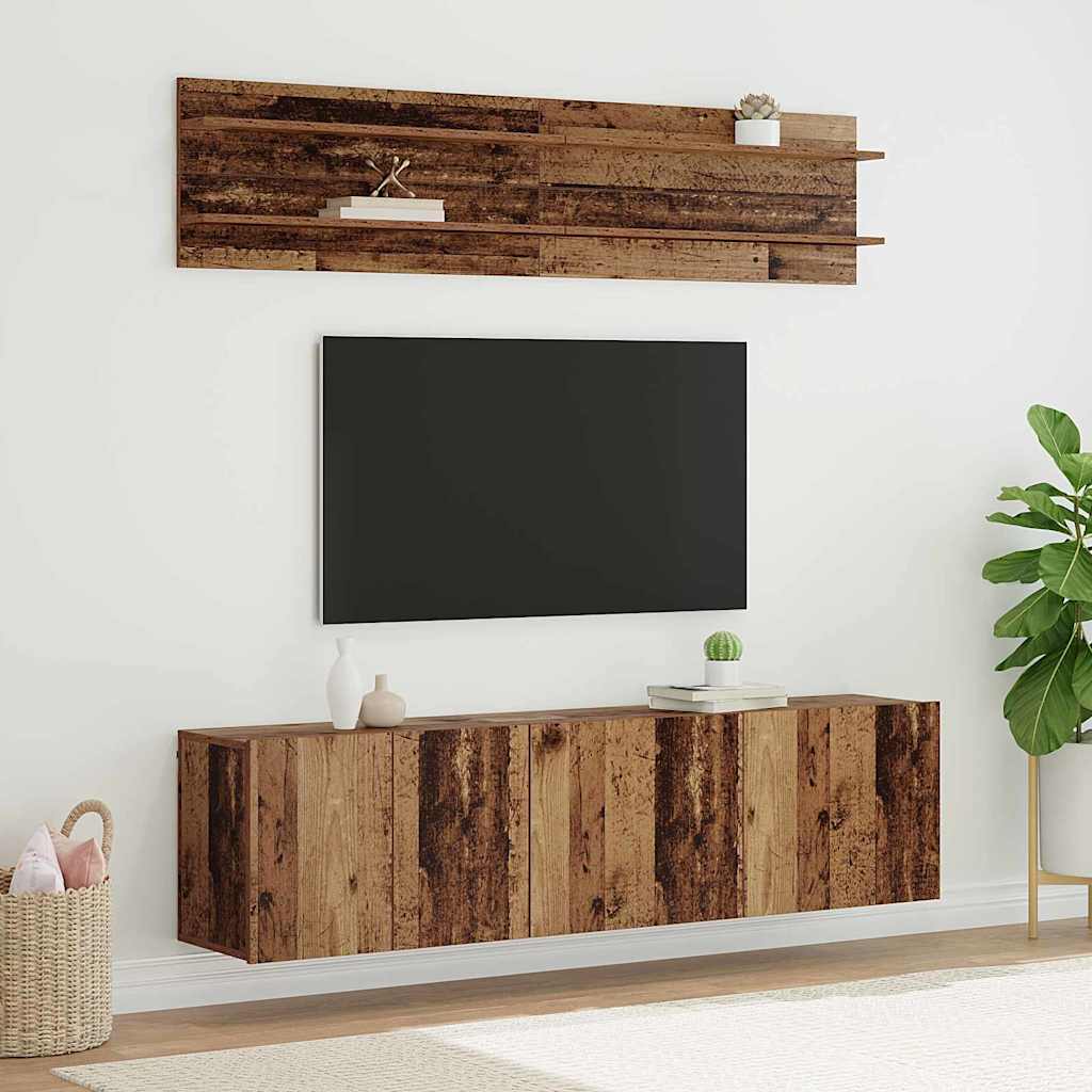 TV Üksused 6 tk Vana puit Tehispuit