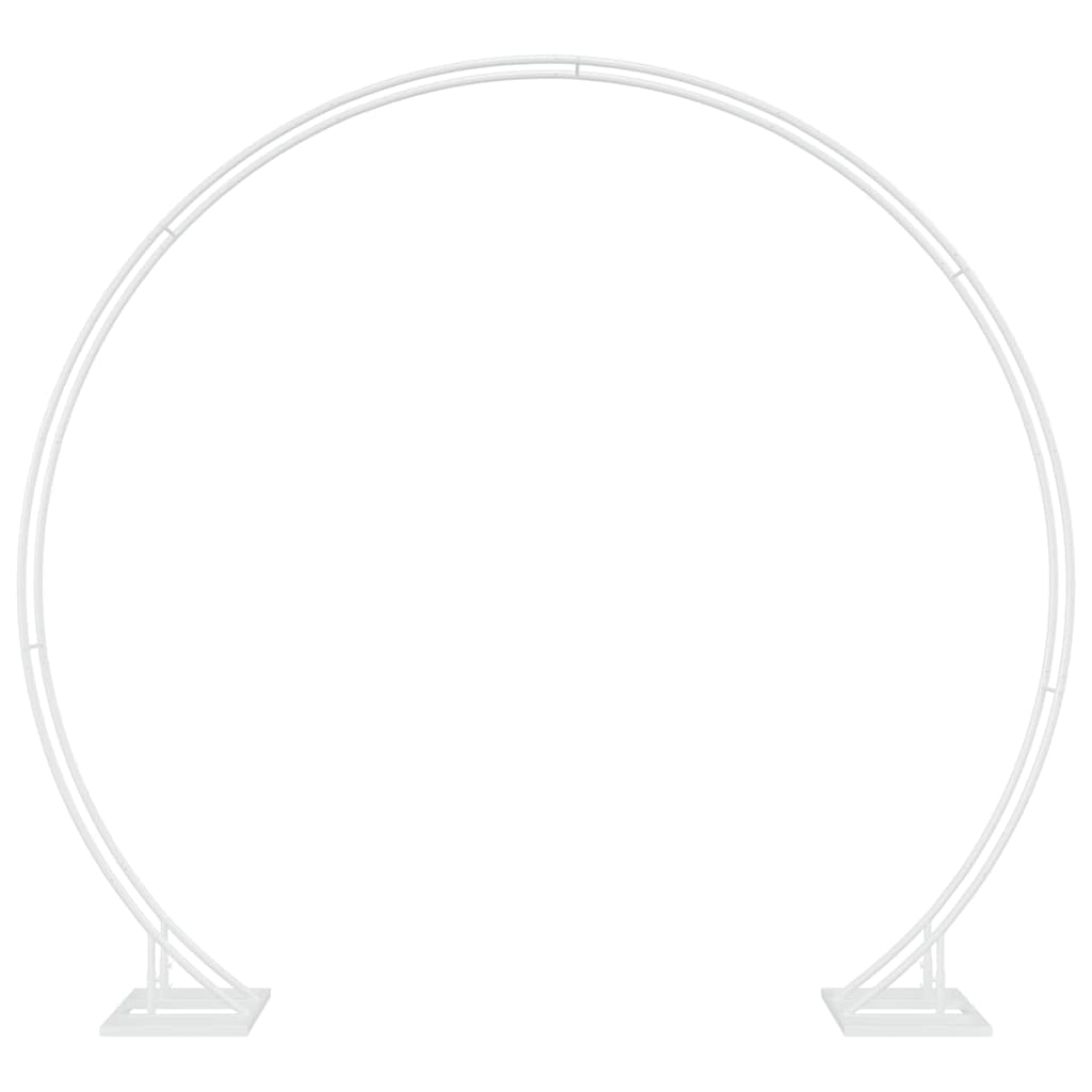 Kahepoolne pulmakaare Valge 220 x 45 x 200 cm Teras