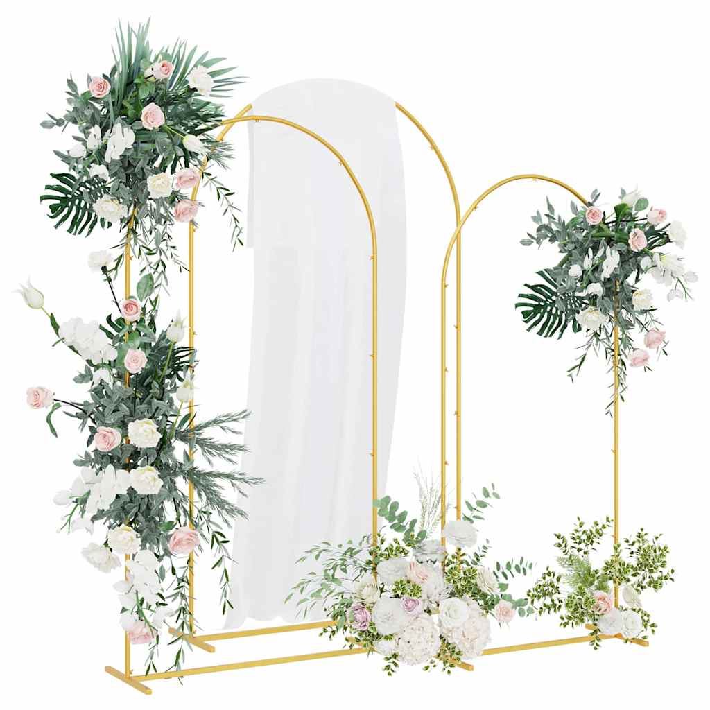 Pulma kaar 3 tk Kuldne 120 x 40 x 217 cm Teras