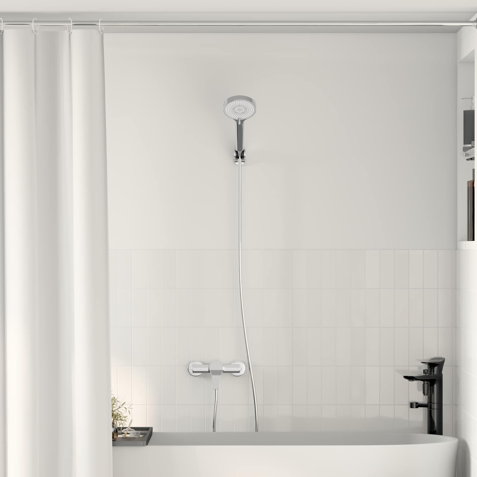 Dušipea Komplekt Kroom G 1 / 2 tolli Messing