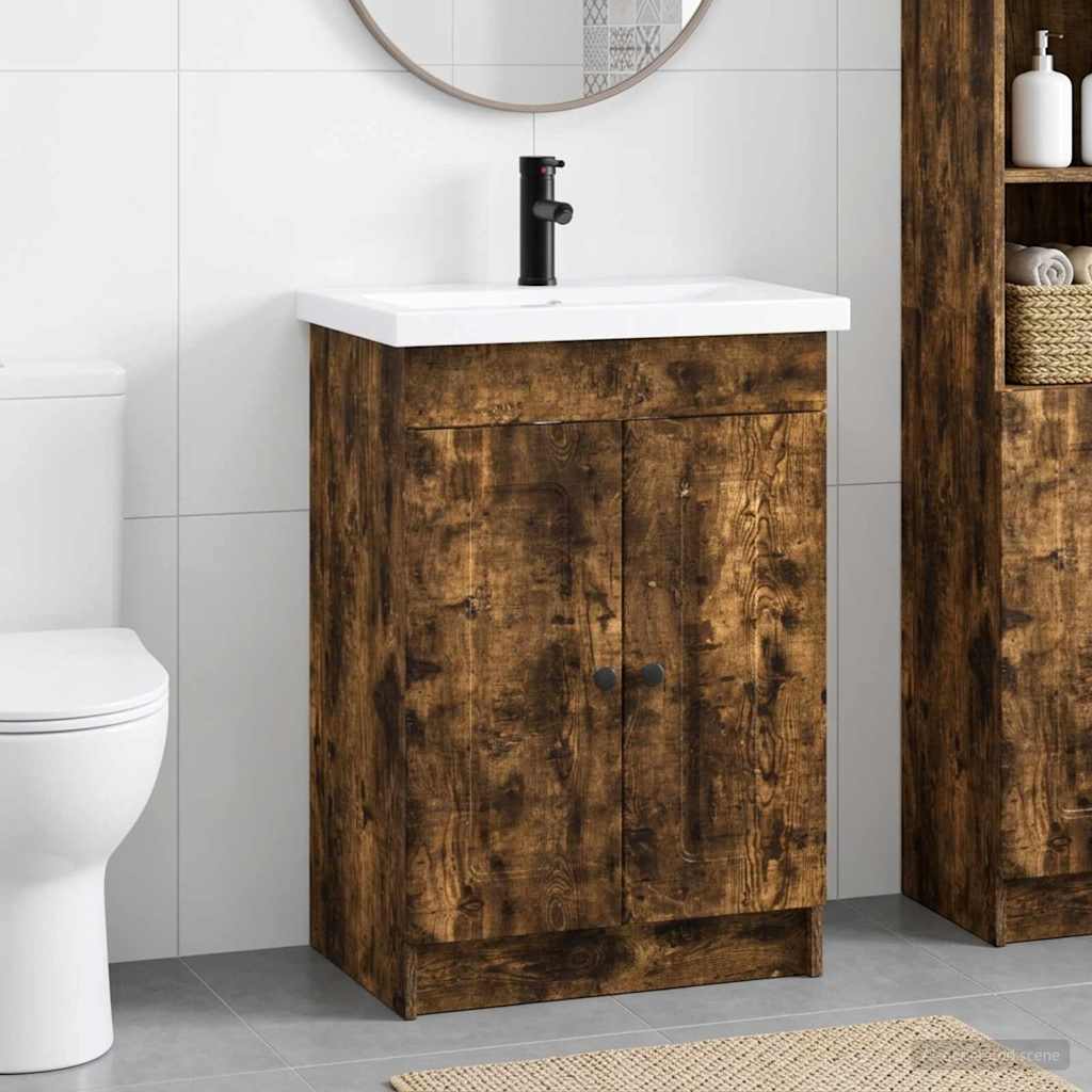 Vannitoa mööbleset Suitsutatud tamm 78,5 x 37,5 x 81 cm