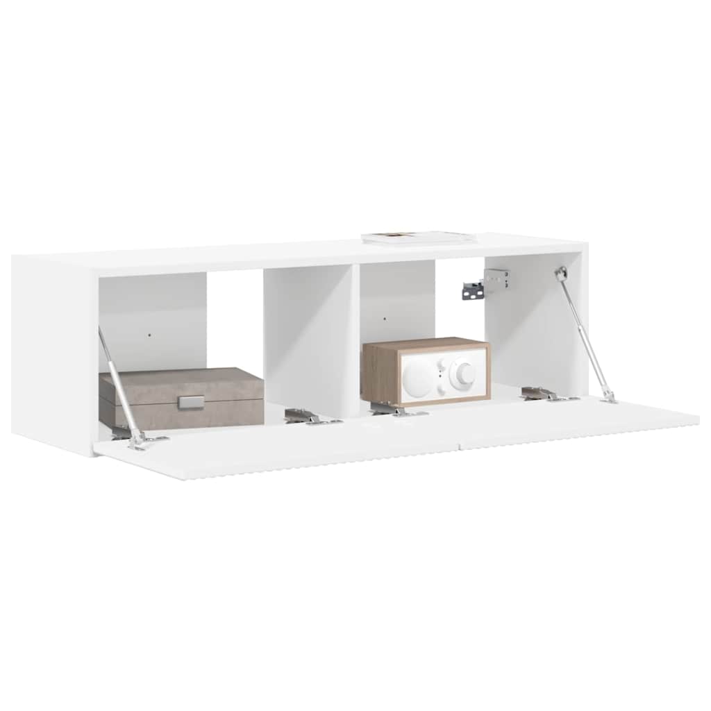 TV Seina Kapp 98 x 31 x 29,5 cm Valge Tehispuit