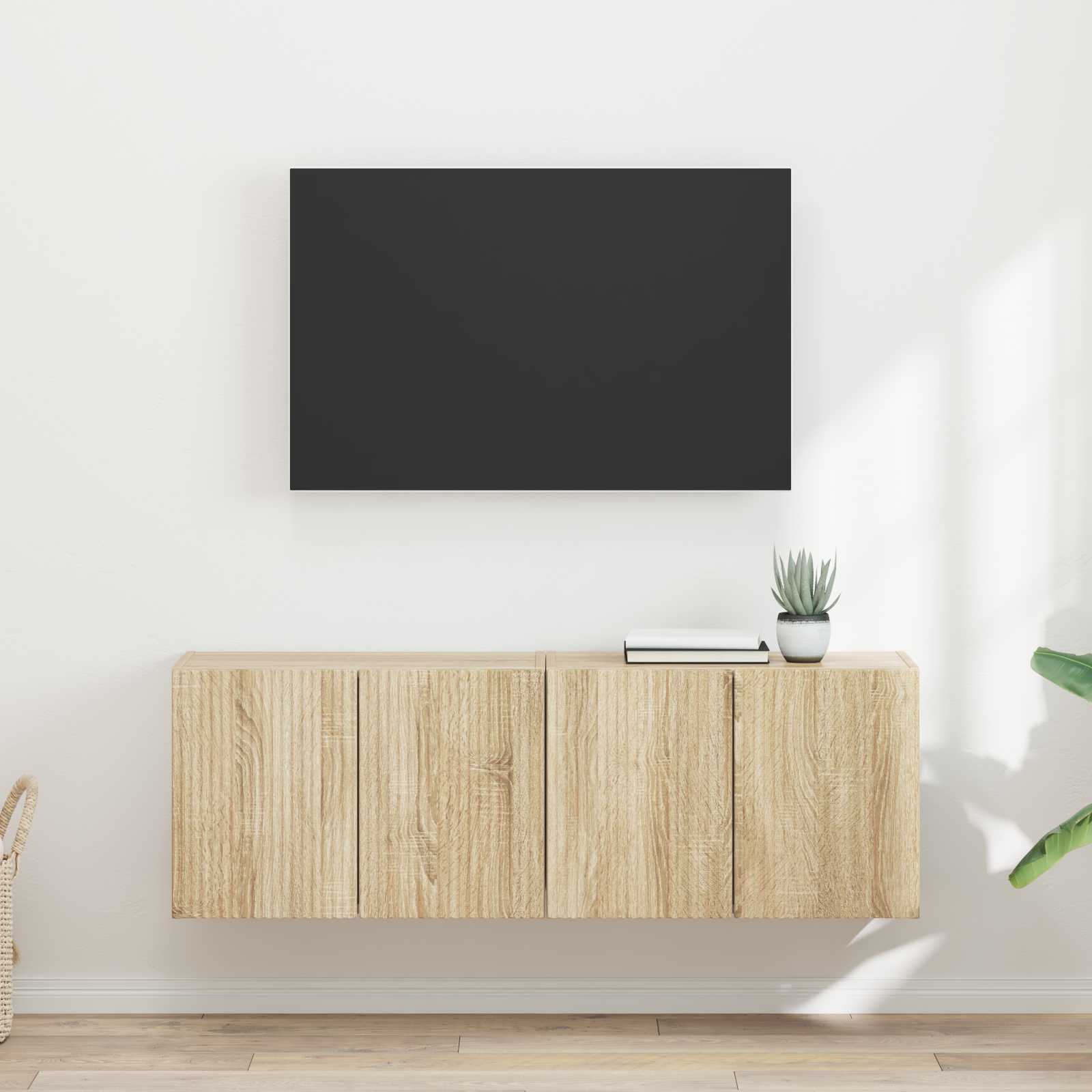 TV Seina Kapp 2 tk Sonoma tamm Tehispuit