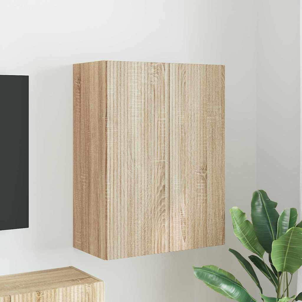 TV Seina Kapp 59,5 x 31 x 80 cm Sonoma tamm Tehispuit
