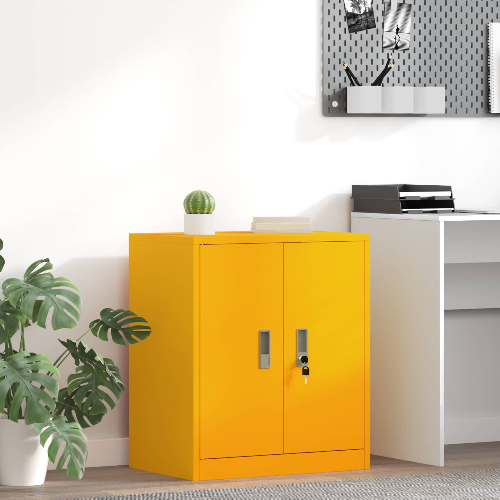 Hoiukapp Kollane sinep 60 x 40 x 70 cm Teras