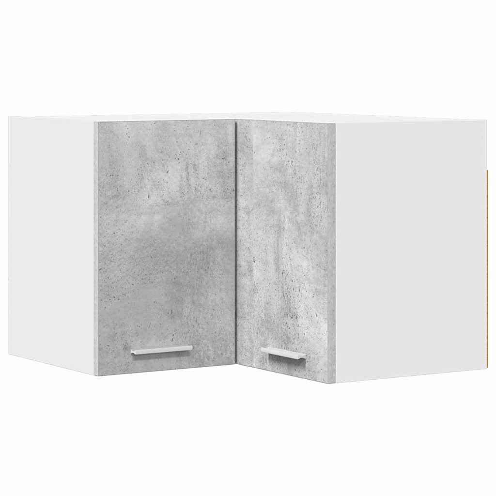 Seinakapp Betoonhall ja valge 57 x 57 x 40 cm Tehispuit