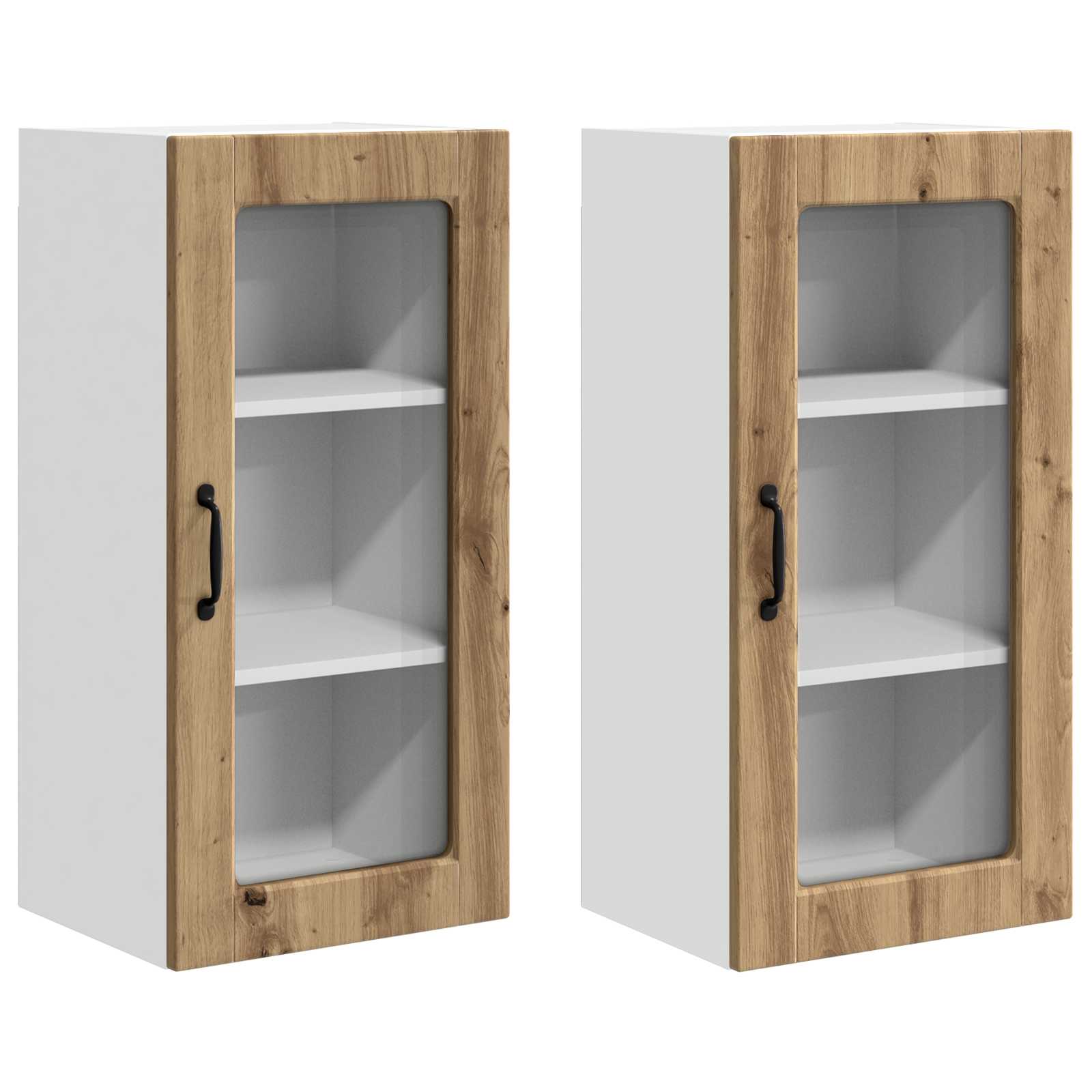 Seinaklaasikapp LUCCA 2 tk Artisan tamm Tehispuit