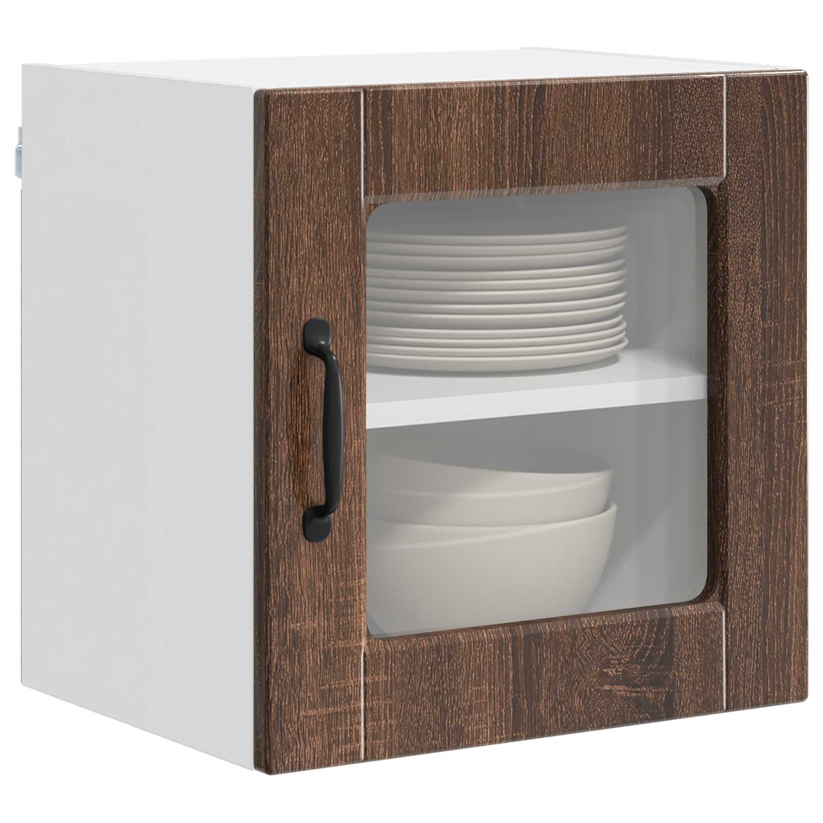 PORTO Pruun tamme 40 x 31 x 40 cm Tehispuit