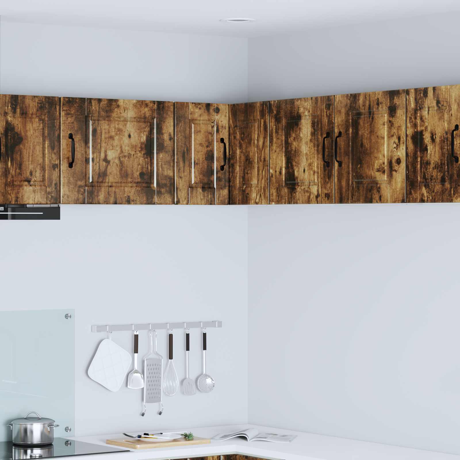 Seinaja nurkade kapp PORTO Suitsetatud tamm 57 x 57 x 40 cm