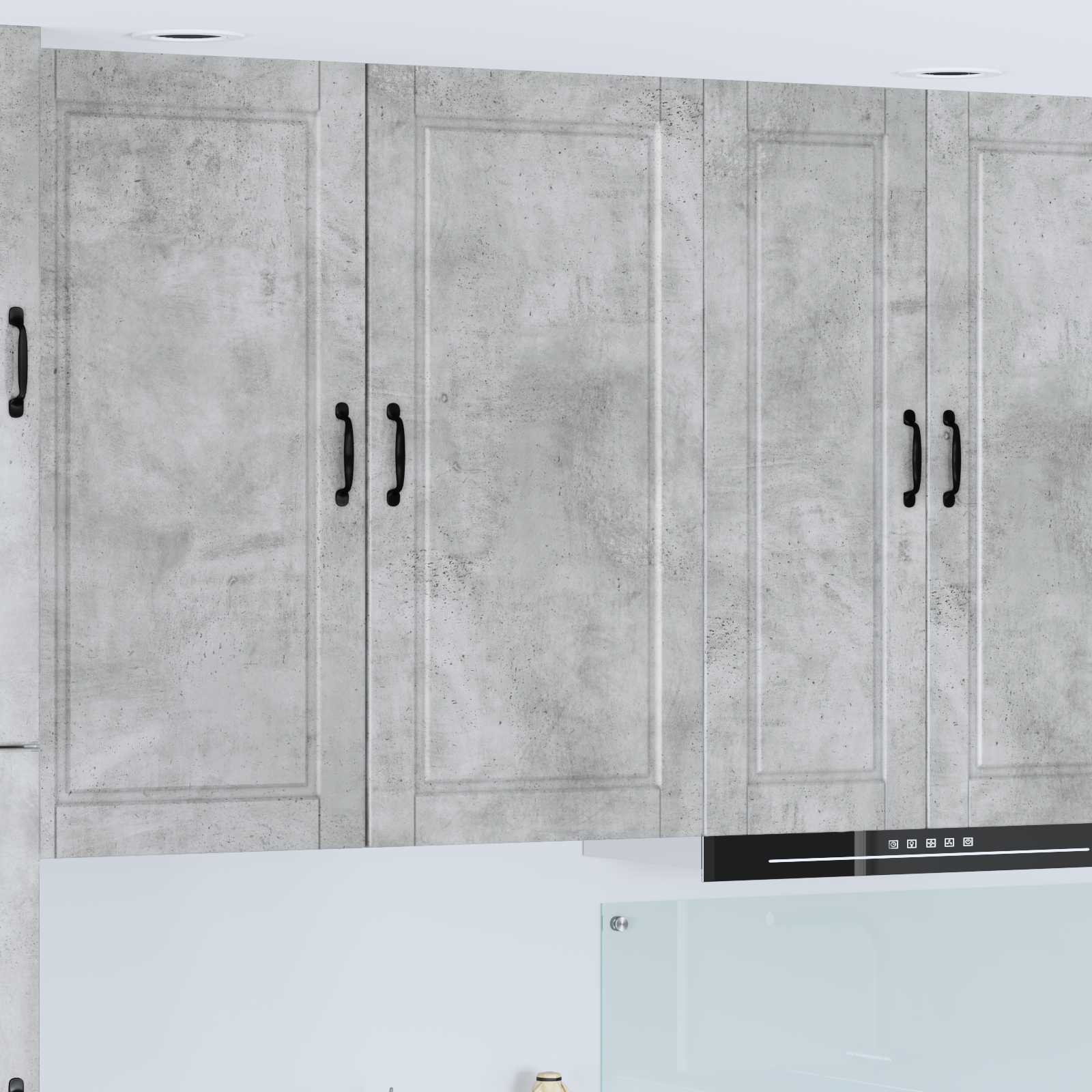 Seinekapp PORTO Betoonhall 50 x 31 x 100 cm Tehispuit
