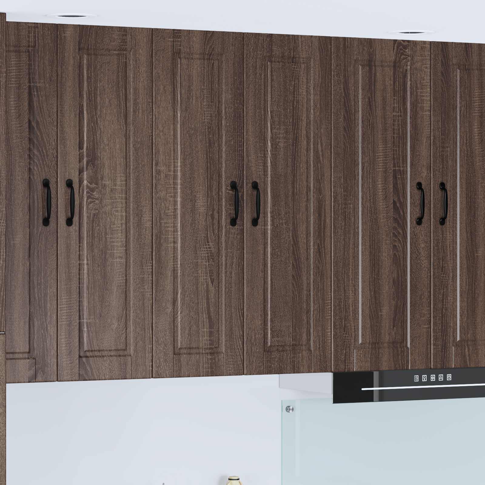 Seinekapp PORTO Pruun tamme 60 x 31 x 100 cm Tehispuit