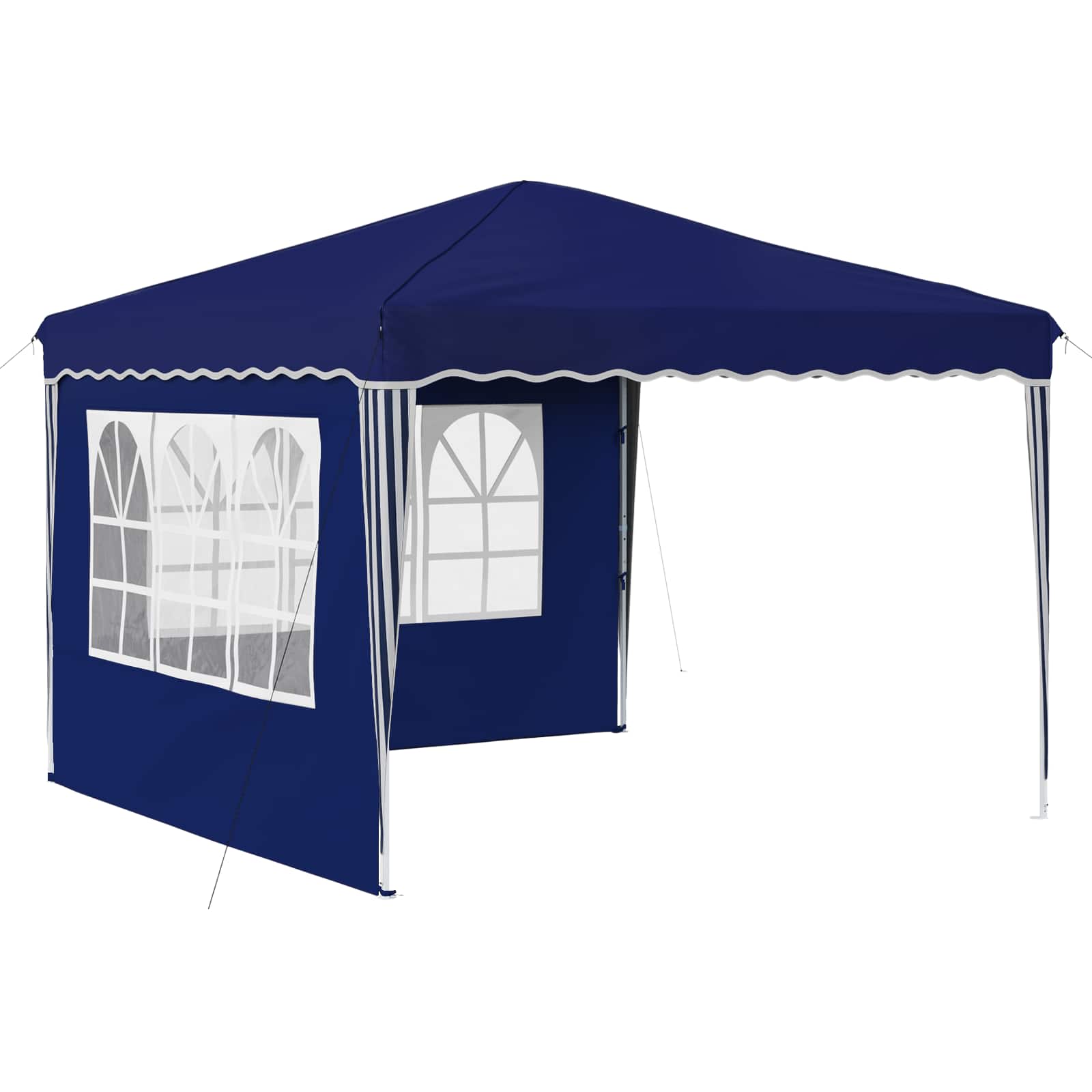 Ühepuuline peotelk 288 x 288 x 245 cm Sinine Oxfordi kangas