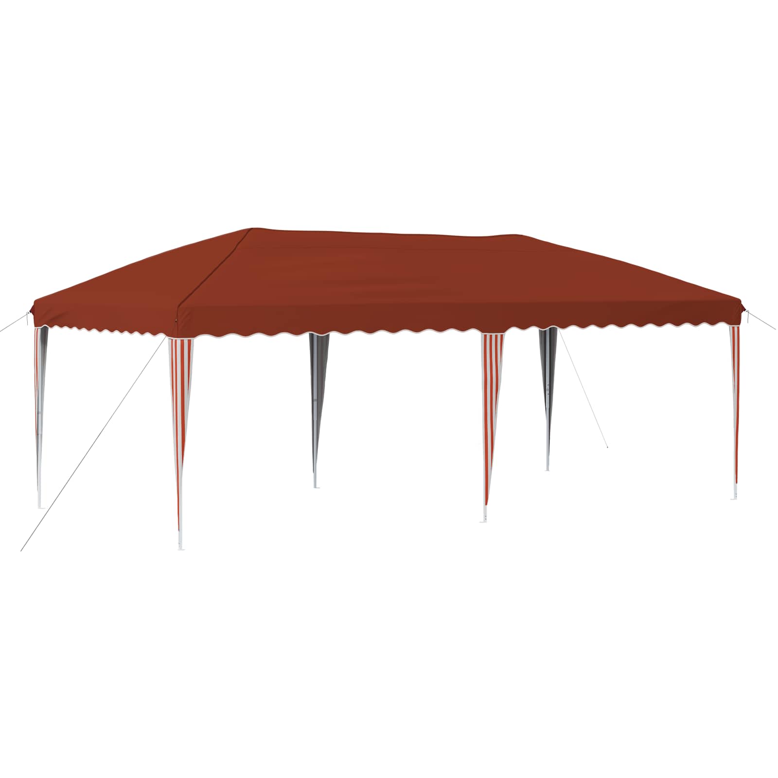 Ühepuuline peotelk 575 x 290 x 245 cm Terrakota