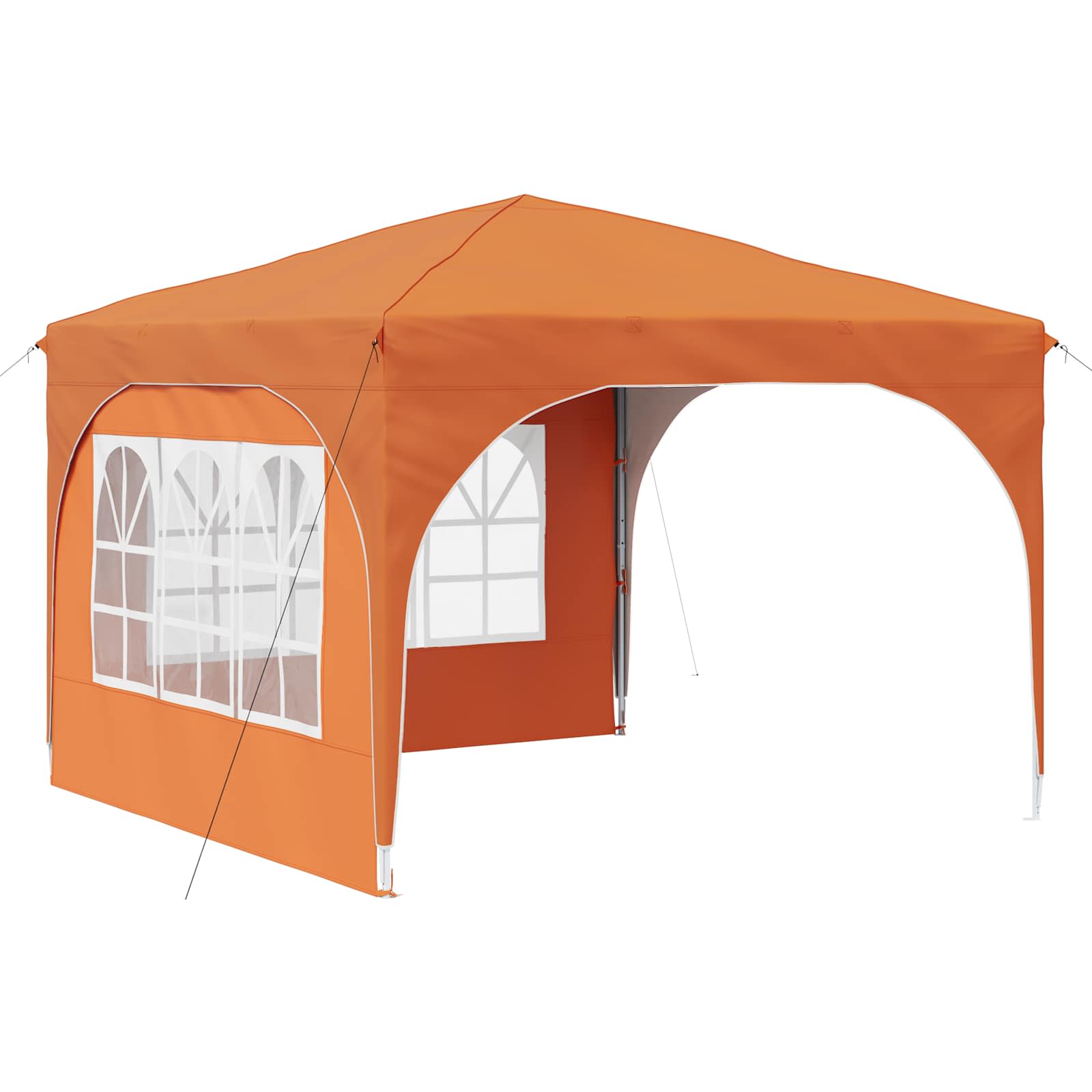 Ühepuuline peotelk 290 x 290 x 245 cm Oranž