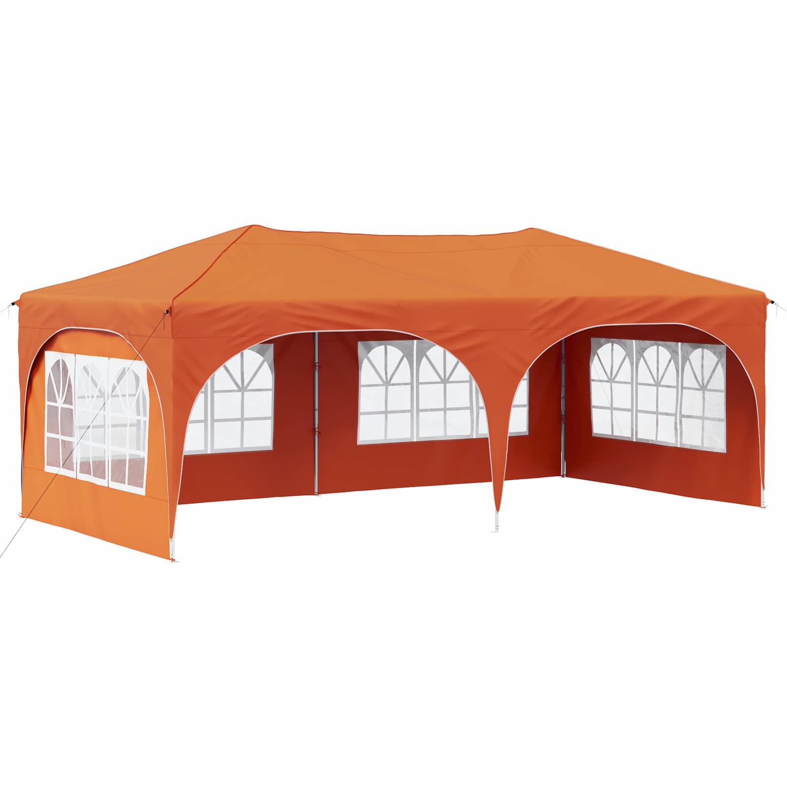 Ühepuuline peotelk 575 x 288 x 245 cm Oranž Oxfordi kangas