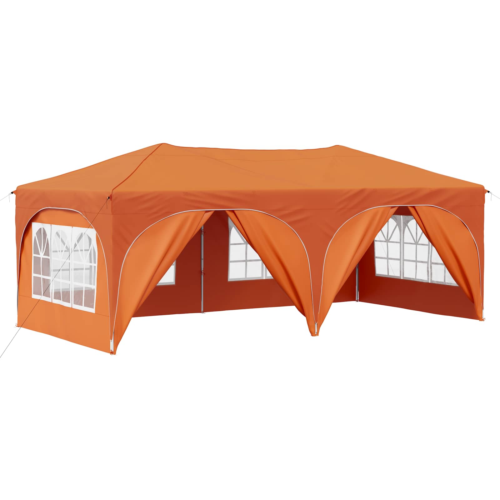 Ühepuuline peotelk 575 x 288 x 245 cm Oranž Oxfordi kangas