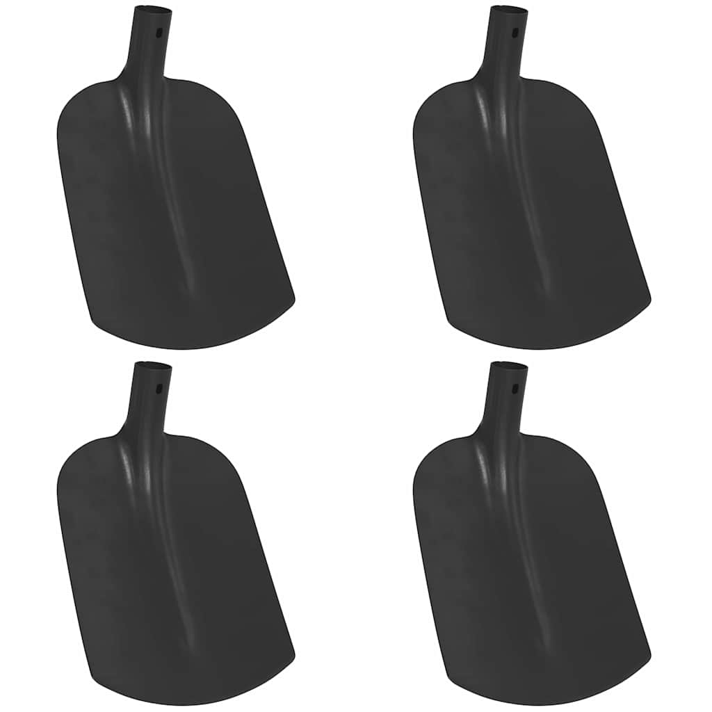 Labida pea 4 tk Must 34,5 x 24 cm Pulbervärvitud teras