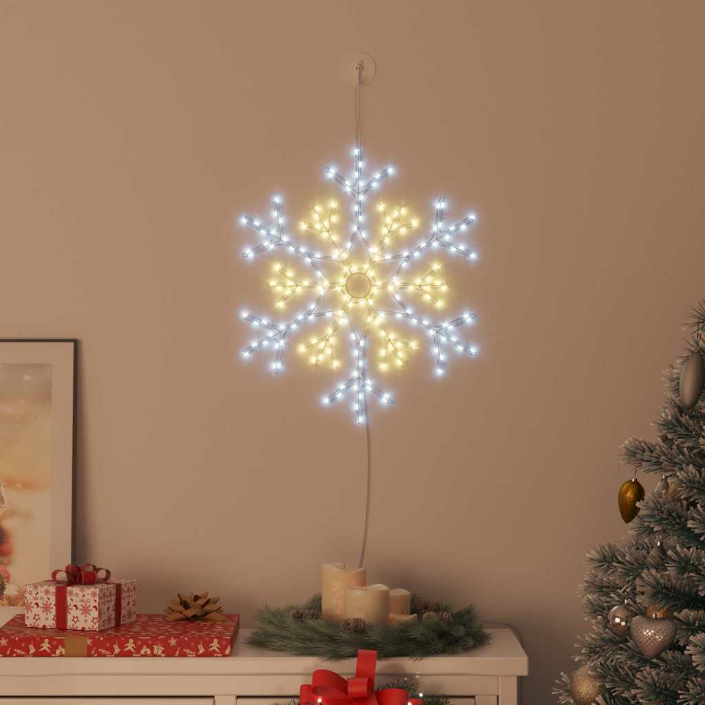 Jõulutäht koos 180 LED-iga Soe valge 56 x 49 x 0.7 cm PVC