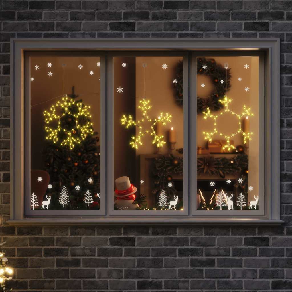 Jõuluehe Lumi 252 LED-i Soe valge 44,5 x 38 cm PVC