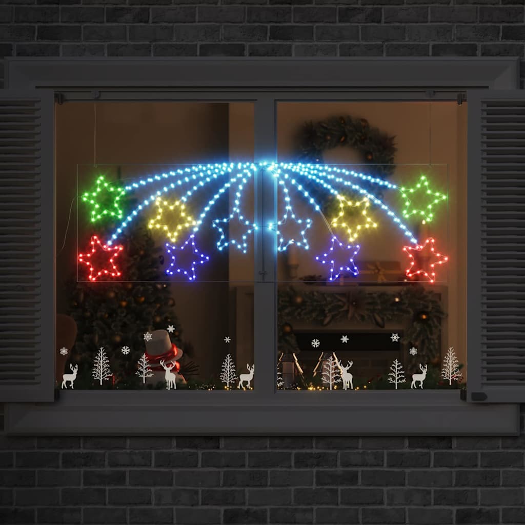 Jõulu Täht 432 LED-i Mitmevärviline 182 x 58 cm PVC