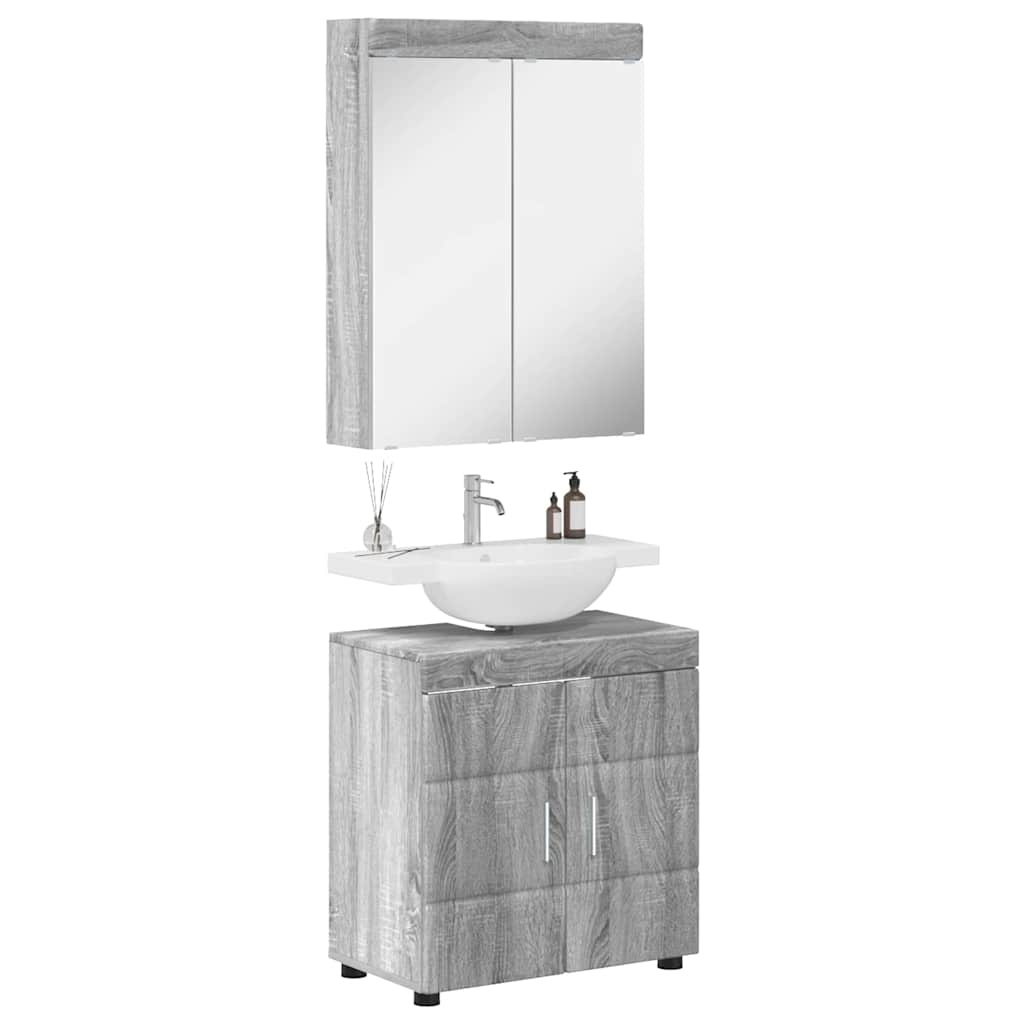 Vannitoa mööbleset TULUM 2 tk Hall Sonoma 60 x 34 x 63 cm