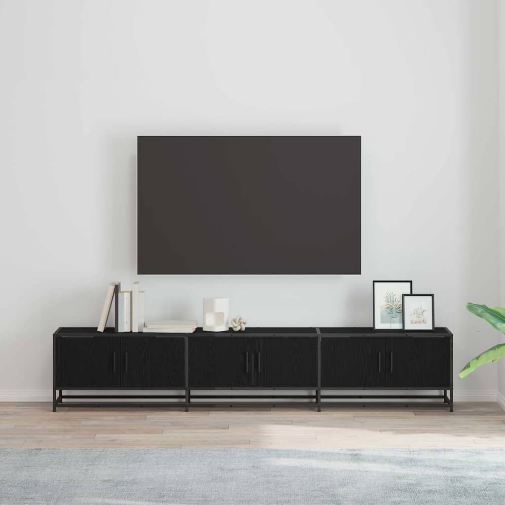 TV Üksused 210 x 35 x 41 cm Must tamm Tehispuit
