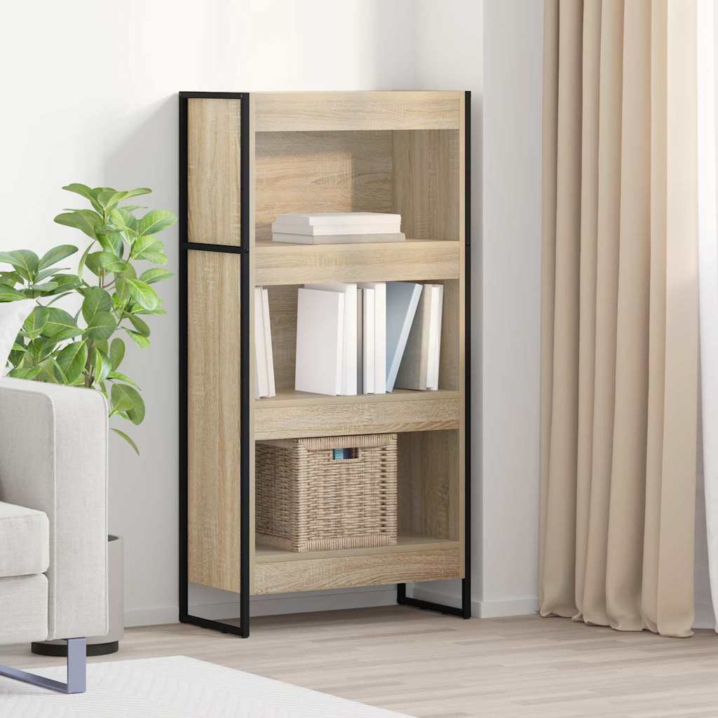 Raamaturiiul 60 x 30 x 121 cm Tehispuit Sonoma