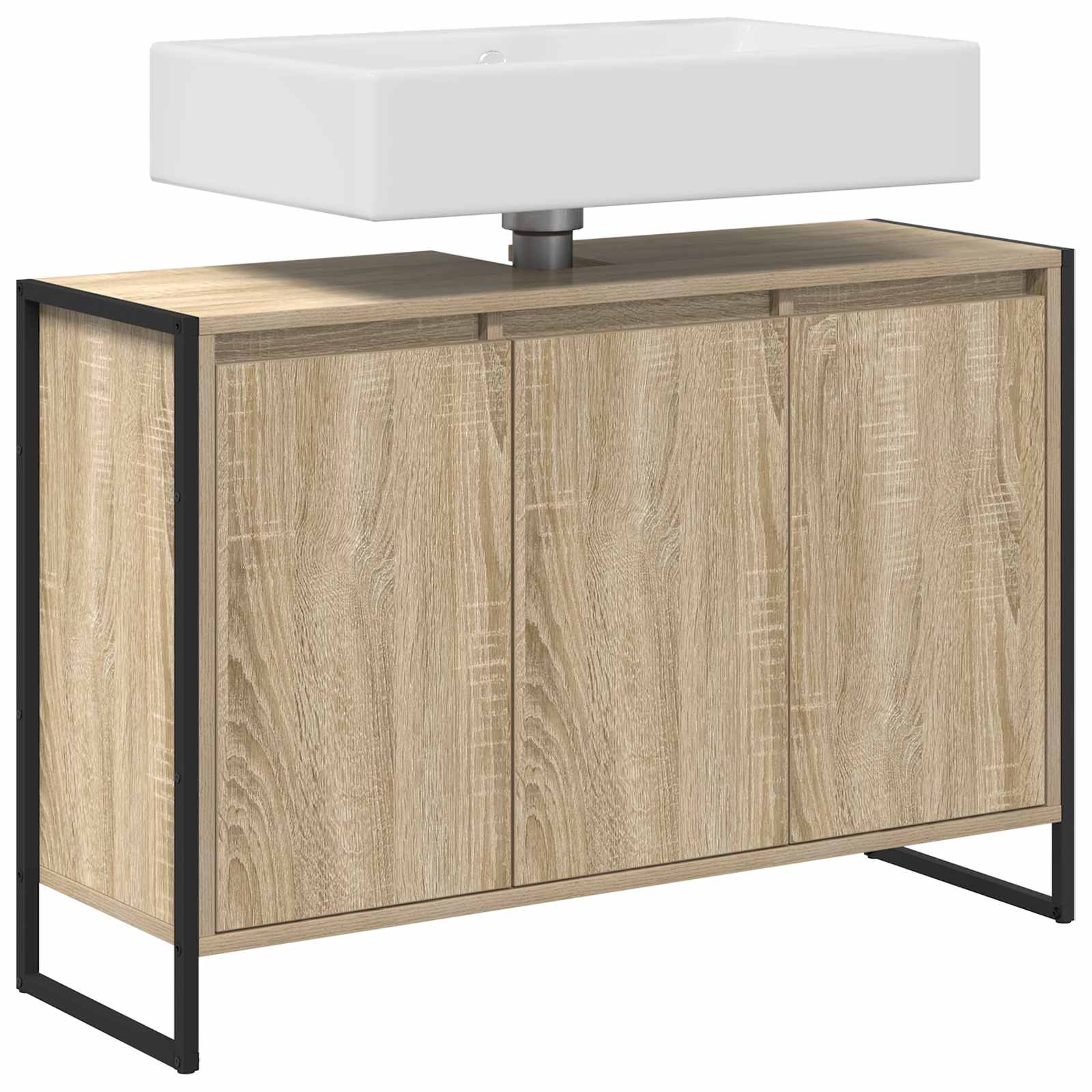 Vannitoa kapp Sonoma 90 x 30 x 60 cm Tehispuit