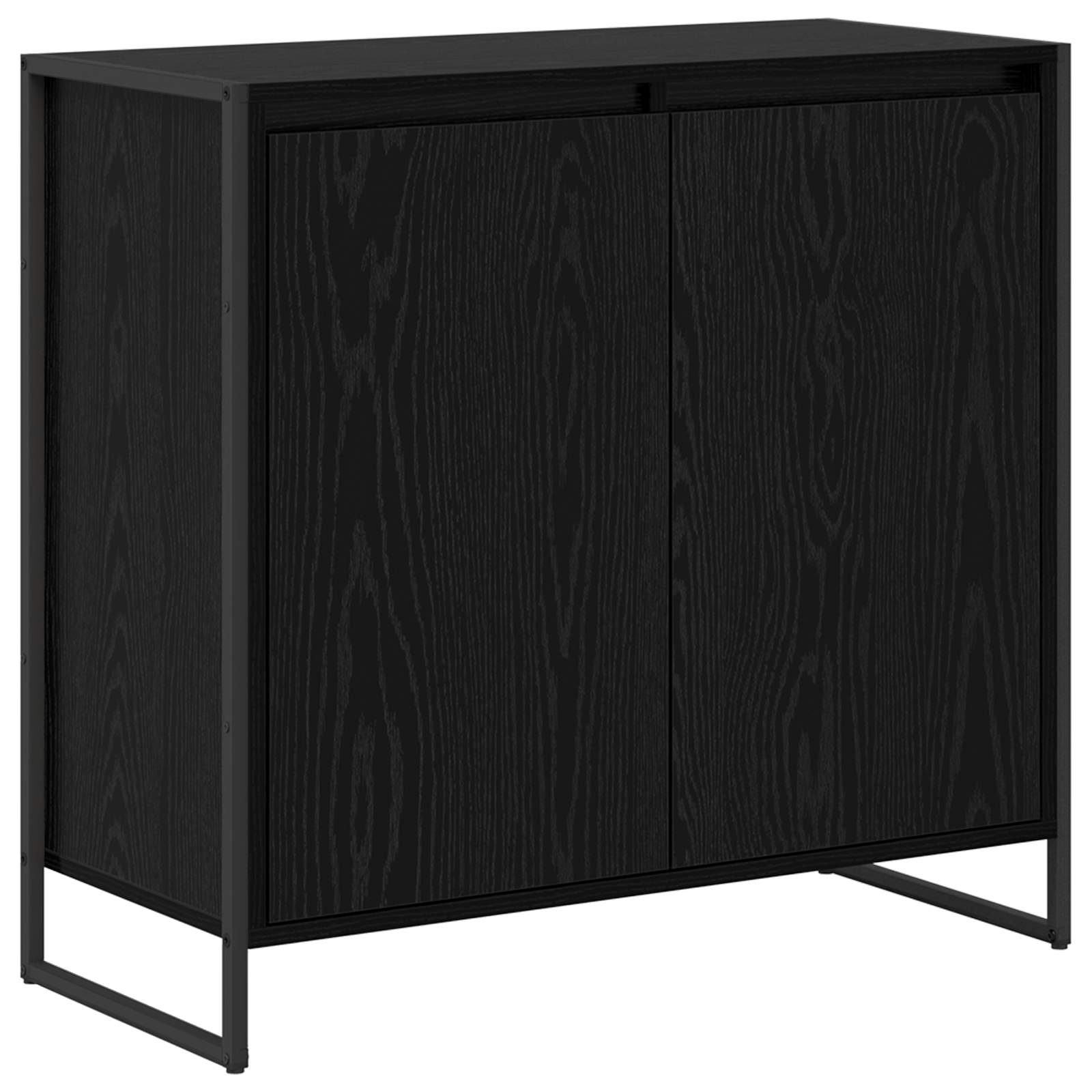 Kõrvalkapp Must tamm 79 x 36 x 75 cm Tehispuit