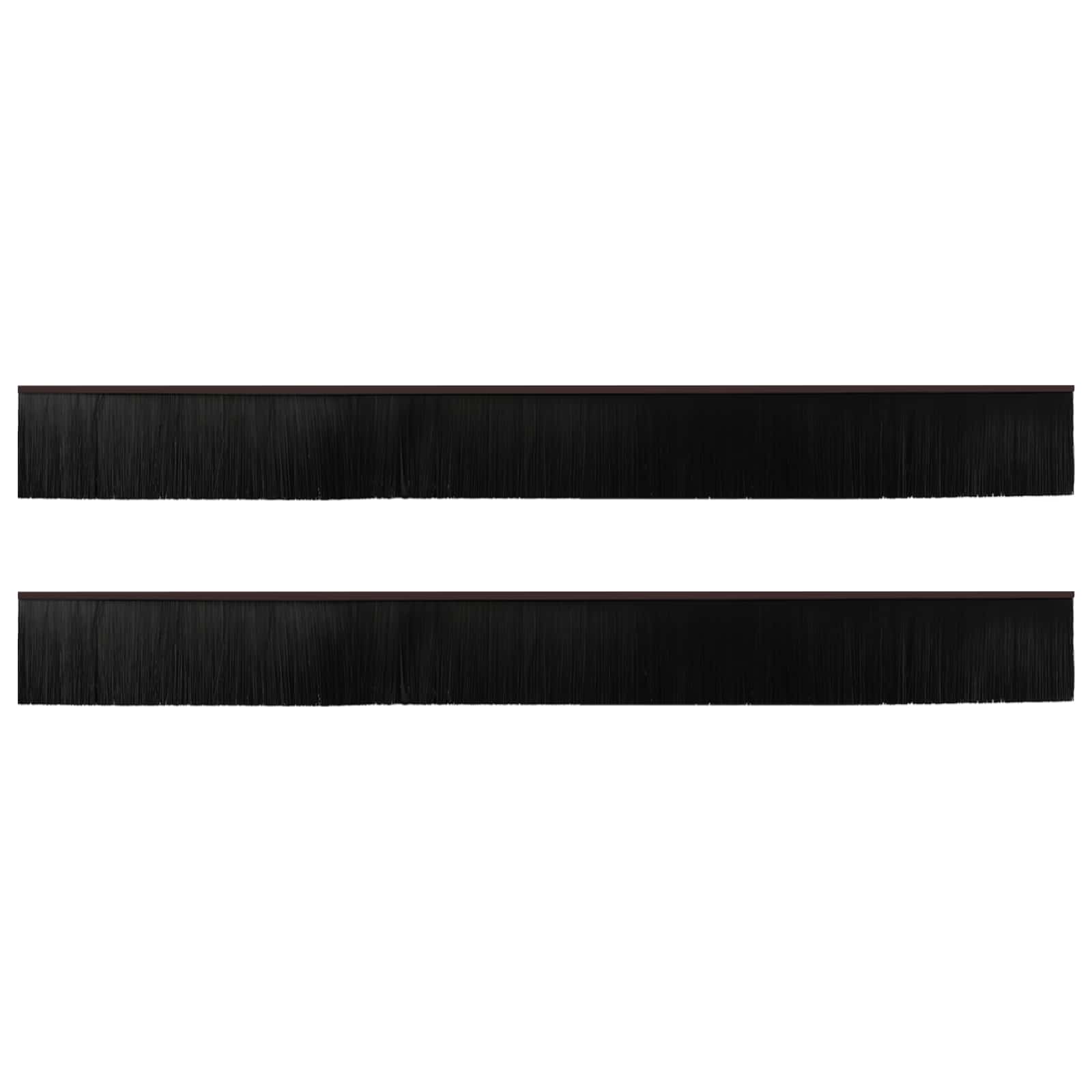 Isekleebivad Uksed Brush Seibid 2 tk 100 cm Alumiiniumisulamist