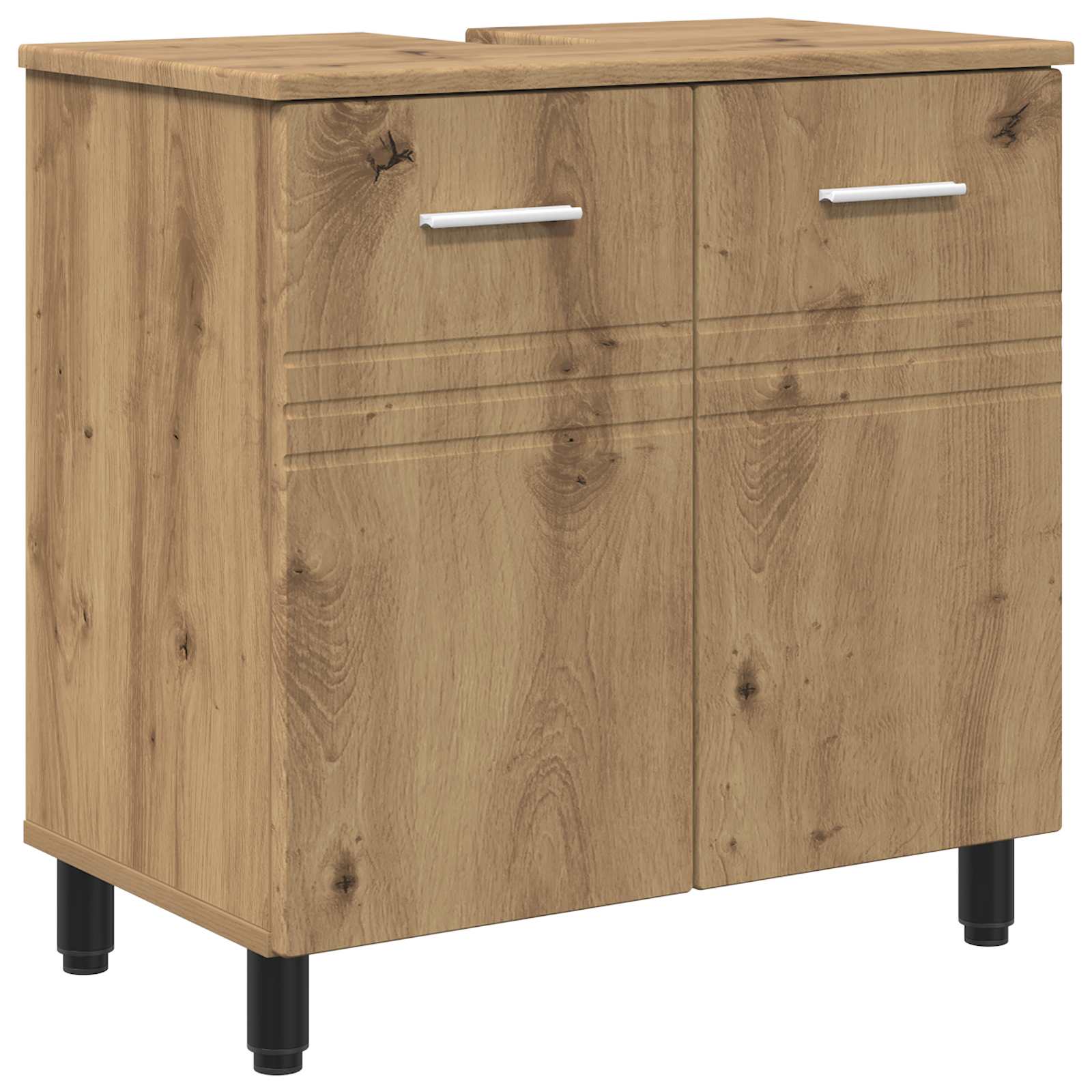 Vannitoa peegelkapid Artisan tamm 60 x 35 x 60 cm Tehispuit